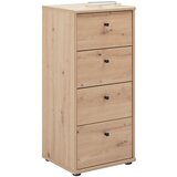 Mömax komoda tempra 2, barva hrasta | Shoptok.si