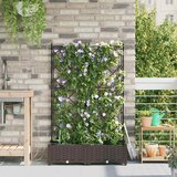  Vrtna saksija 2 pcs Smeđa 80 x 40 x 126 cm Plastika | shoptok.hr