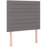  box spring s madracem LED tamnosivi 120 x 200 cm tkanina | shoptok.hr