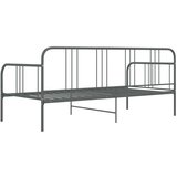  Posteljni okvir siv kovinski 90x200 cm, (20648544) | Shoptok.si