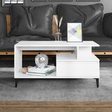 The Living Store Klubska mizica bela 90x49x45 inženirski les - Klubska Mizica, (21421343) Cene