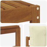  Set vanjskih sofa 6 kom. Prirodna i krem Smeđa 329 x 162,5 x 73 cm | Shoptok.si