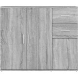  Komoda siva sonoma 91x29,5x75 cm inženirski les | Shoptok.si