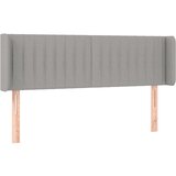 Maison Chic vzglavna omarica - nočna omarica - posteljna omarica z ušesi svetlo sivo 147x16x78/88 cm blago, (21711651) Cene