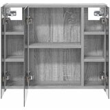  Kupaonski ormar s ogledalom Siva Sonoma 60 x 14,5 x 50 cm | shoptok.hr