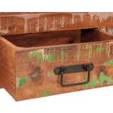 vidaXL Set konzolnih miz z predali, večbarven trden les | Shoptok.si