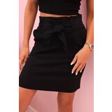 Kesi Włoski Women's high-waisted skirt black Cijene
