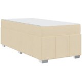  Krevetna konstrukcija s madracem Krema 80 x 200 cm tkanina | shoptok.hr
