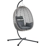  Viseća jaja stolica antracit i siva 104 x 100 x 191 cm | shoptok.hr