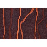 Kayoom RAVNO TKANA PREPROGA 70/140 cm taftano oranžna, rjavosiva | Shoptok.si