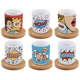 Easy Life pop art 12v1 set skodelic za kavo Cene