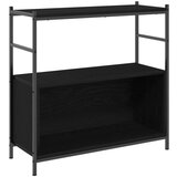  Knjižni ormar Crna hrast 80x30x78 5 cm Tehničko drvo | shoptok.hr