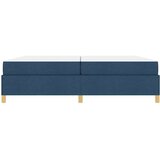  Postelja z vzmetnico Modra in temno modra in bela 200 x 200 cm | Shoptok.si