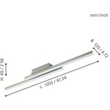 Eglo 33229 - led rgbw prigušiva plafonski luster fraioli-c LED/34W/230V | Eponuda.com