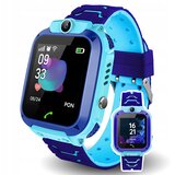  Otroška SIM LCD GPS pametna ura SMS in klici modra | Shoptok.si
