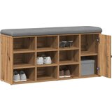  Klupa za cipele obrtnički hrast 102x32x50 cm izrađeno drvo | shoptok.hr
