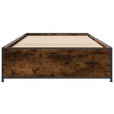  Okvir za krevet boja hrasta 120x200cm konstruirano drvo i metal | Eponuda.com