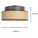  plafonska lampa boho 1xE27/60W/230V prečnik 40 cm braon/bež | Eponuda.com