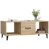 vidaXL Klubska mizica sonoma hrast 102x50x40 cm konstruiran les | Shoptok.si