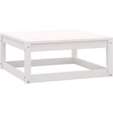 Maison Chic Vrtni stolček - Vrtni stoli za noge z blazino bel trdna borovina JS1000, (21879083) | Shoptok.si