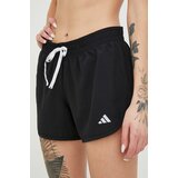 Adidas Kratke hlače za tek Run It ženske, črna barva | Shoptok.si