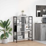  Polica Siva Sonoma 82 x 32 x 112 cm Konstruirano drvo | shoptok.hr