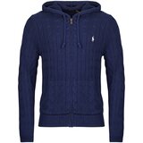 Polo Ralph Lauren GILET CAPUCHE EN MAILL TORSADEE Tamno plava Cijene