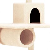  Penjalica za mačke sa stupovima za grebanje krem 168 cm | shoptok.hr