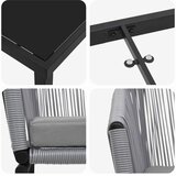  Vrtni set za objed 7 kom. Antracit Čelik s prahom premazan | shoptok.hr