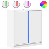 Maison Chic Komoda - Predalnik z LED bela 77x34x85 cm inženirski les, (21719328) | Shoptok.si