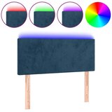  LED uzglavlje tamnoplavo 80 x 5 x 78/88 cm bar&amp;scaron;unasto Slike