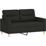 vidaXL 4-dijelni set sofa s jastucima crni od tkanine | shoptok.hr