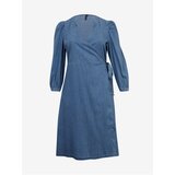 Only blue denim wrap dress CARMAKOMA Irina - Ladies | Shoptok.si