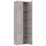 Uredski ormar siva boja betona 60 x 32 x 190 cm od iverice | shoptok.hr