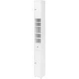 SoBuy visoka omarica za kopalnico v beli barvi v stilu minimalizma, (20814840) | Shoptok.si