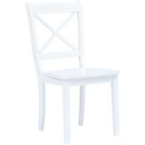 Maison Chic Jedilni stoli - Vzorci stoli 2 kosa beli trdni kavčukovec A206, (22032444) | Shoptok.si