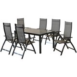 Gardenson Vrtni Set Vicenza, 7-Delni, Raztegljiva Miza | Shoptok.si