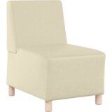 SOFA Stolice 2 pcs Krema 55 x 74 x 82 cm Lažna koža | shoptok.hr
