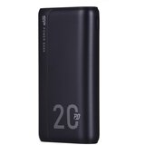 SiliconPower QS15 Powerbank External battery 20000 mAh 2x USB QC 3.0 1x USB-C PD (SP20KMAPBKQS150K) Black | shoptok.hr