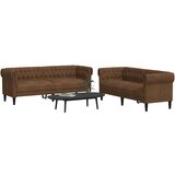  Set sofe 2 pcs Smeđa 201.5 x 74.5 x 74.5 cm tkanina | shoptok.hr