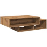 vidaXL Klubska mizica artisan hrast 105x55x32 cm inženirski les | Shoptok.si