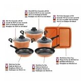 Herzberg HG-04838 set bakrenog posuđa s neprianjajućim premazom, 9 dijelova | shoptok.hr
