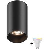 Zuma line 92680-N - LED RGBW prigušiva spot svetlo TUBA 1xGU10/6W/230V crna + daljinski upravljač Cene