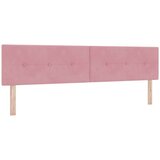  Box Spring Postelja zVzmetnico in LED Roza 200x200 cm Žamet, (22050393) | Shoptok.si