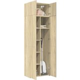 vidaXL Omara za shranjevanje sonoma hrast 70x42,5x225 cm inž. les | Shoptok.si