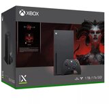 Microsoft xbox series x console 1TB black + diablo iv Cene'.'