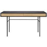 Woodman Črna pisalna miza Woodman Stripe, 130 x 60 cm Cene