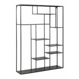 Light & Living Črna pogradna kovinska polica Talara - | Shoptok.si