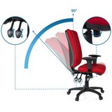 MID.YOU Vrtljiv Stol Zenit High, Rdeča | Shoptok.si