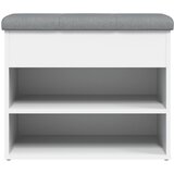  Klupa za cipele bijela 62x32x50 cm inženjerski drvo | Eponuda.com